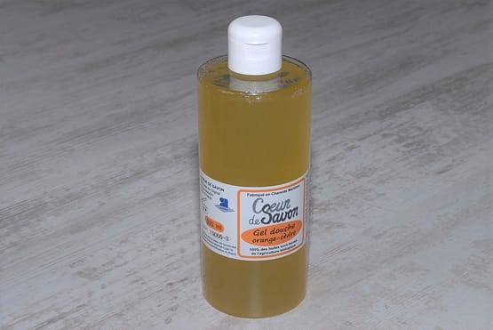 gel douche savon liquide orange cèdre 500 bio
